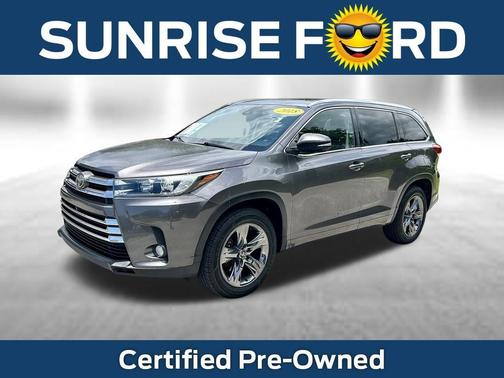 Predawn Gray Mica 2018 Toyota Highlander Limited Platinum