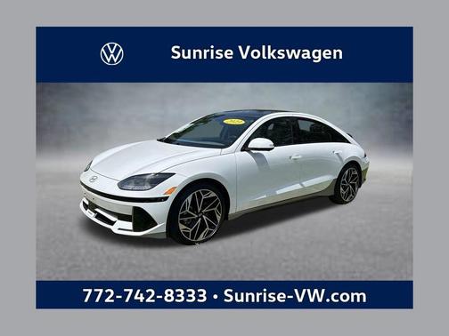 White 2023 Hyundai IONIQ 6 Limited