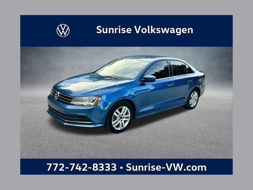 Silk Blue Metallic 2017 Volkswagen Jetta 1.4T S