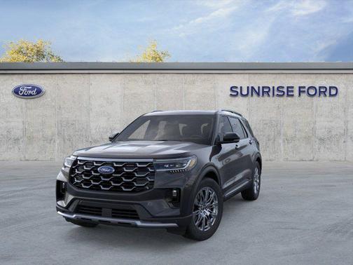 Black Metallic 2026 Ford Explorer Platinum