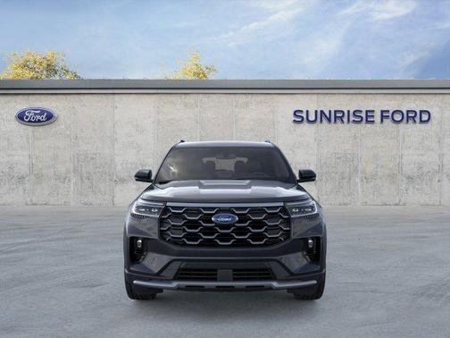 Black Metallic 2026 Ford Explorer Platinum