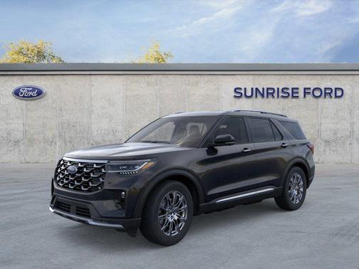 Black Metallic 2026 Ford Explorer Platinum