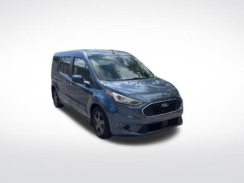 Blue Metallic 2022 Ford Transit Connect Titanium