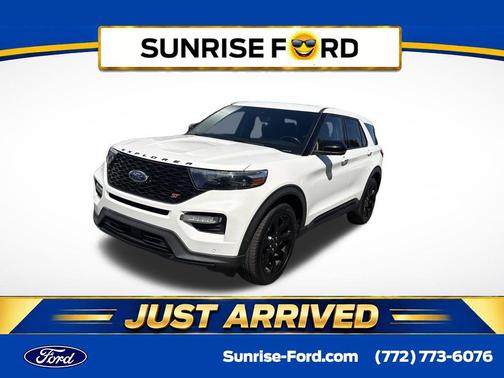 White Metallic 2021 Ford Explorer ST