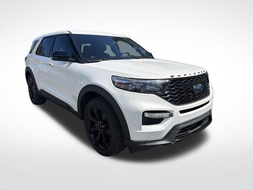 White Metallic 2021 Ford Explorer ST
