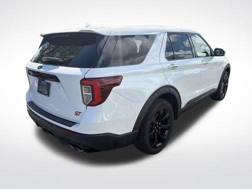 White Metallic 2021 Ford Explorer ST