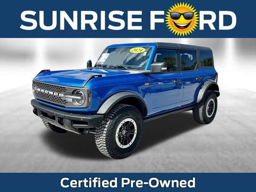 Blue Metallic 2024 Ford Bronco Badlands