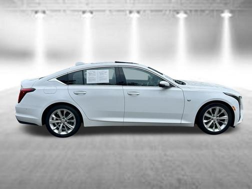 Summit White 2025 Cadillac CT5 Premium Luxury RWD