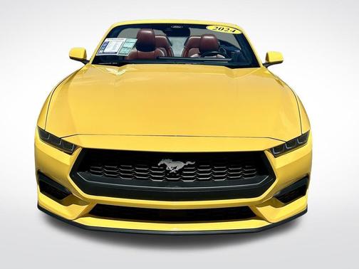 Yellow 2024 Ford Mustang EcoBoost Premium