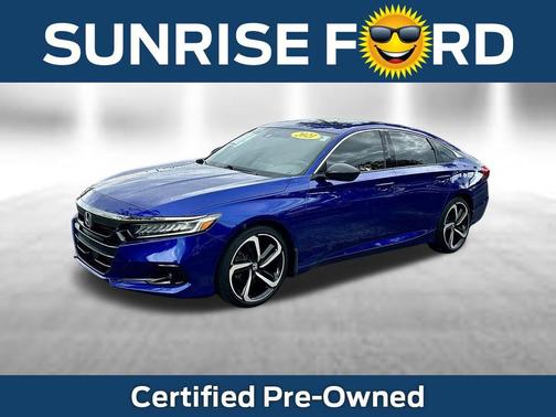 Blue 2021 Honda Accord Sport 2.0T