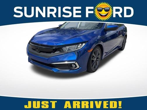 Blue 2019 Honda Civic EX