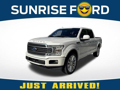 White Platinum Clearcoat Metallic 2018 Ford F-150 Limited