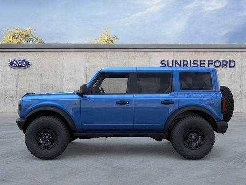Blue 2026 Ford Bronco Badlands