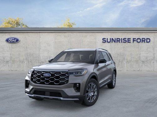 Gray 2026 Ford Explorer Platinum