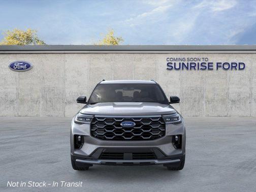 Gray 2026 Ford Explorer Platinum