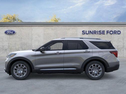 Gray 2026 Ford Explorer Platinum