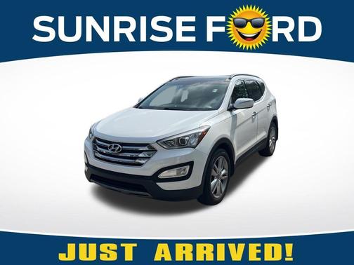 Frost White Pearl 2015 Hyundai Santa Fe Sport 2.0L Turbo
