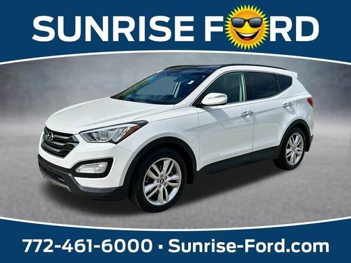 Frost White Pearl 2015 Hyundai Santa Fe Sport 2.0L Turbo