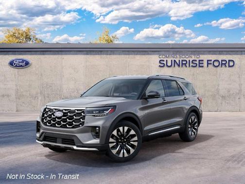 Gray 2027 Ford Explorer Platinum