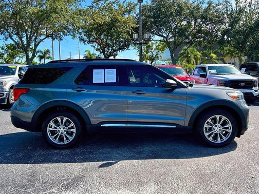 Gray Metallic 2024 Ford Explorer XLT