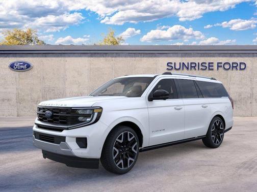 White Metallic 2026 Ford Expedition Max Platinum
