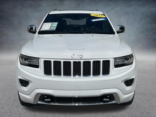 Bright White Clearcoat 2015 Jeep Grand Cherokee Overland