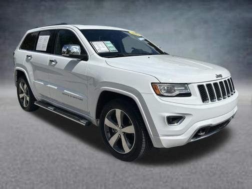 Bright White Clearcoat 2015 Jeep Grand Cherokee Overland