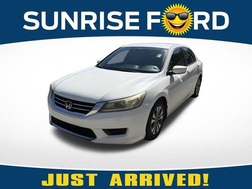 White Orchid Pearl 2013 Honda Accord LX