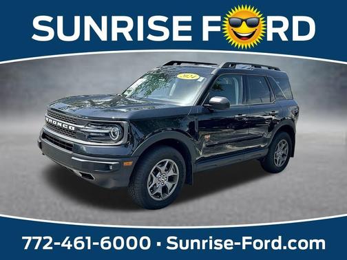 Shadow Black 2024 Ford Bronco Sport Badlands