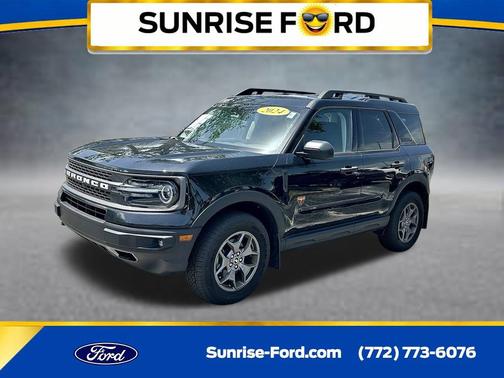 Shadow Black 2024 Ford Bronco Sport Badlands