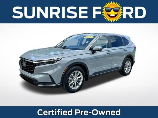 Gray 2025 Honda CR-V EX