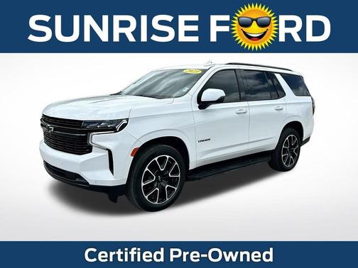 Summit White 2023 Chevrolet Tahoe RST