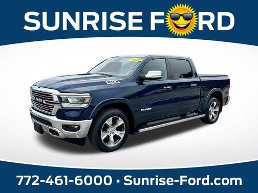 Patriot Blue Pearlcoat 2021 RAM 1500 Laramie