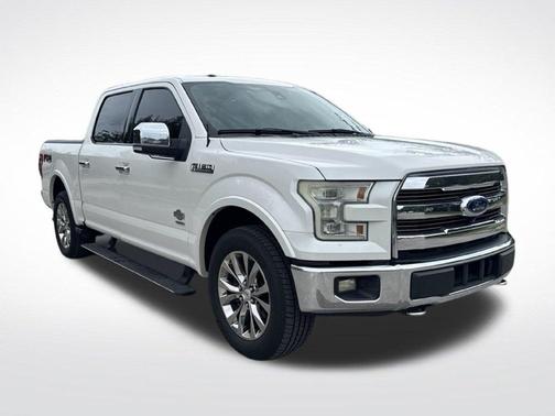 White Platinum Clearcoat Metallic 2016 Ford F-150 King Ranch