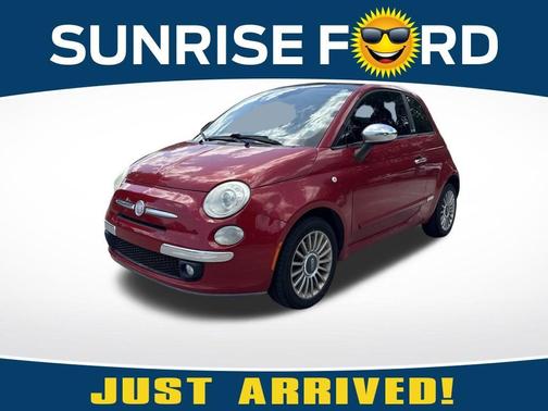 Red 2012 FIAT 500C Lounge