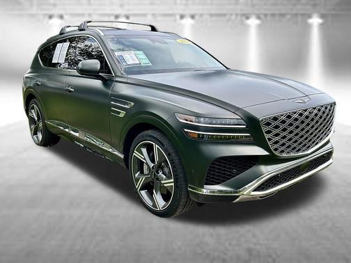 Green Matte 2025 Genesis GV80 3.5T Prestige