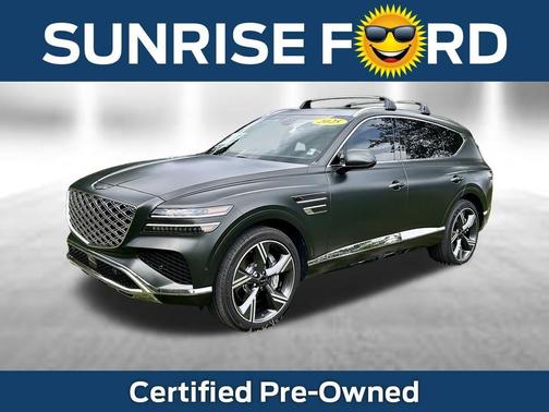Green Matte 2025 Genesis GV80 3.5T Prestige
