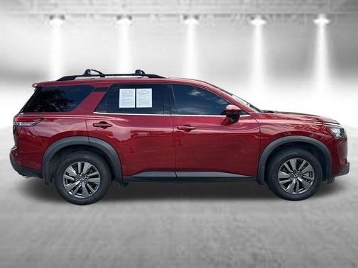 Scarlet Ember 2024 Nissan Pathfinder SV