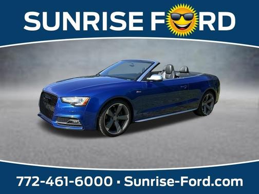 Sepang Blue Pearl Effect w/ Black Roof 2017 Audi S5 3.0T quattro