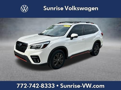 Crystal White Pearl 2021 Subaru Forester Sport