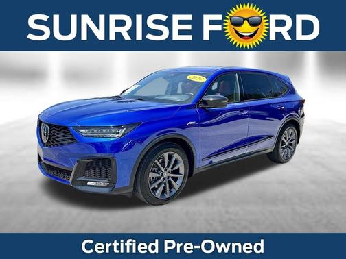 Blue 2025 Acura MDX A-Spec