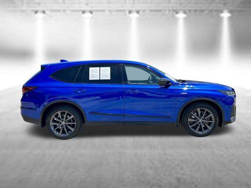 Blue 2025 Acura MDX A-Spec