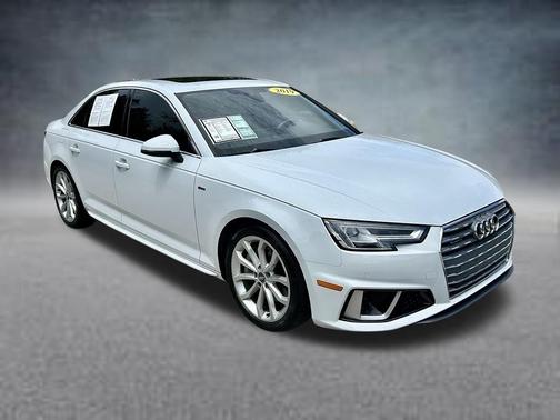 Glacier White Metallic 2019 Audi A4 2.0T Premium Plus