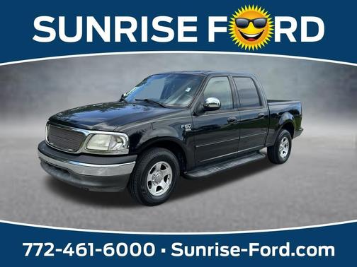 Black Clearcoat 2002 Ford F-150 XLT SuperCrew