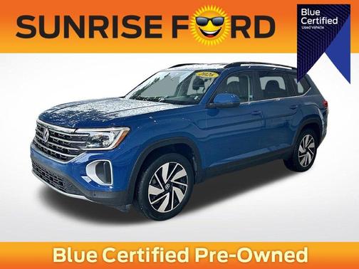 Mountain Lake Blue Metallic 2026 Volkswagen Atlas 2.0T SE W/TECHNOLOGY