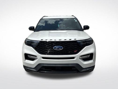White Metallic 2024 Ford Explorer ST