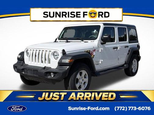 Bright White Clearcoat 2019 Jeep Wrangler Unlimited Sport