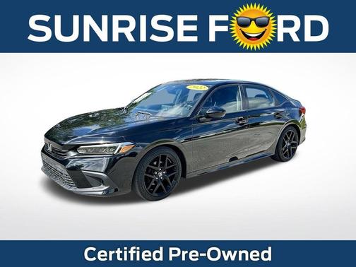 Black 2022 Honda Civic Sport