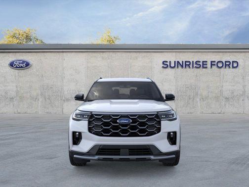 White 2026 Ford Explorer Platinum