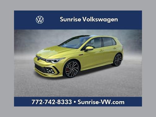 Pomelo Yellow 2022 Volkswagen Golf GTI 2.0T Autobahn